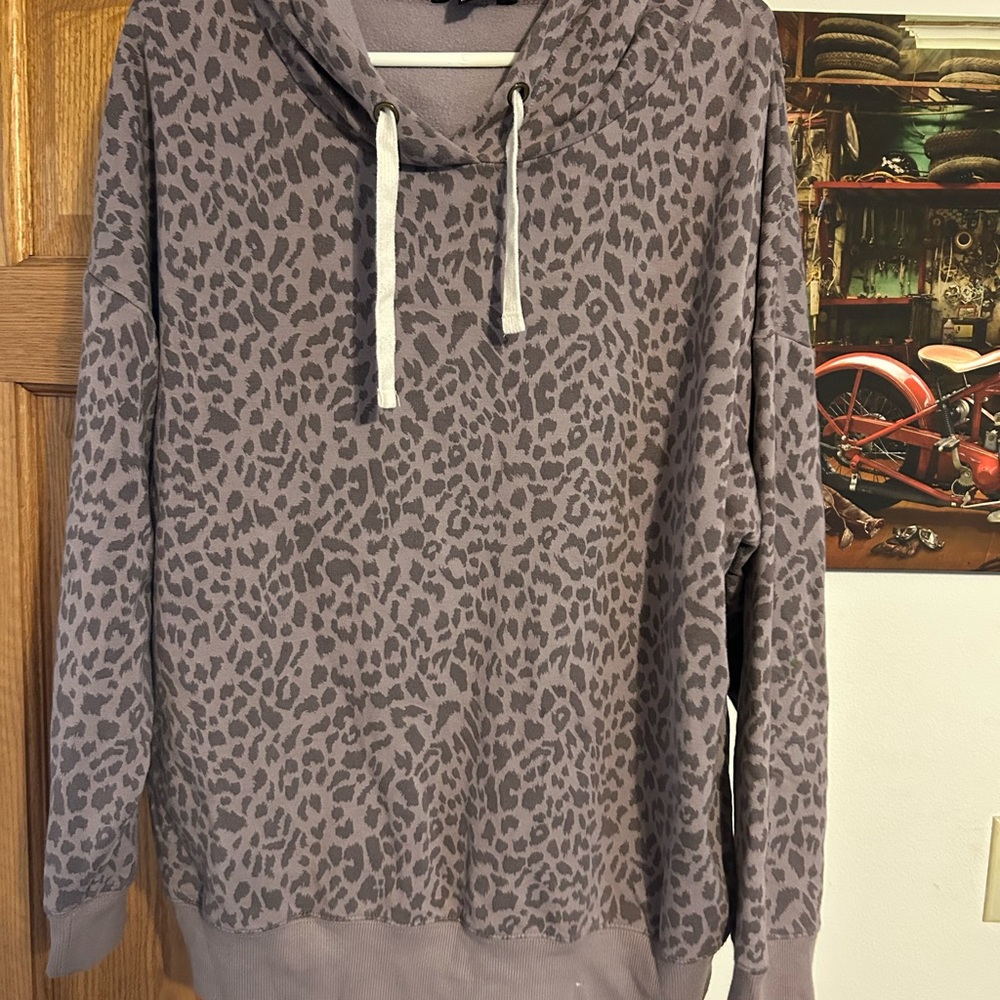 Buffalo David Bitton purple Animal Print Hoodie